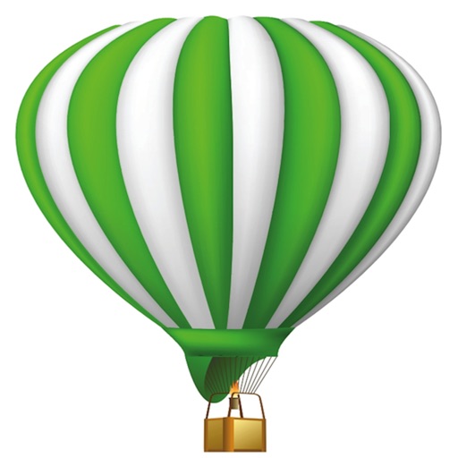 Hot Air Balloon Race Icon