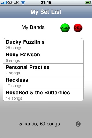 My Set List