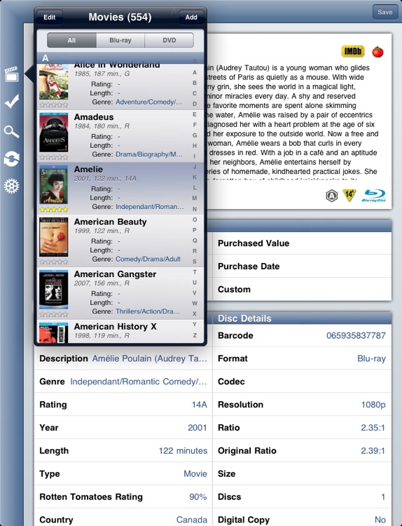 iCollect Movies HD screenshot-4
