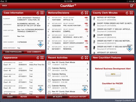 CourtAlert® Court Case Information screenshot 3