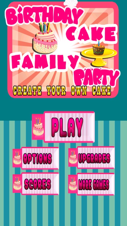 Birthday cake family party - Create your own cake - Free Edition