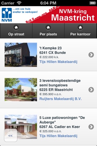 NVM kring Maastricht screenshot 2