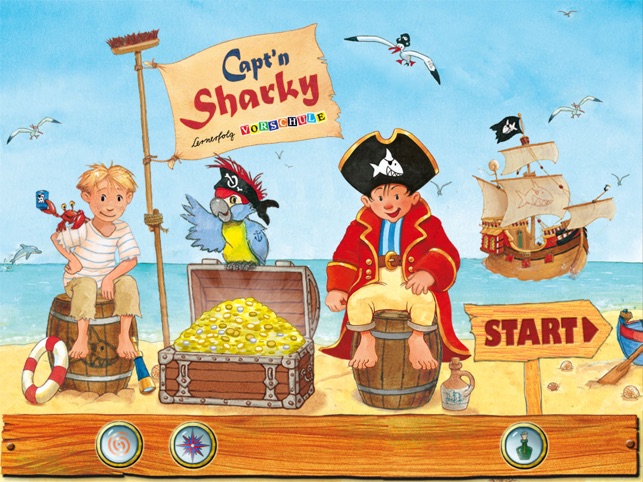 Lernerfolg Vorschule - Capt'n Sharky - lite: Rechnen, Zahlen(圖1)-速報App