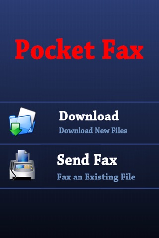 Pocket Fax (Download Documents from anywhere and send fax through your iPhone or iPad) screenshot 2