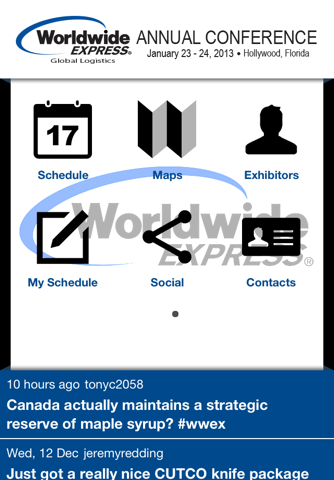 Worldwide Express Conference 2013 screenshot 2