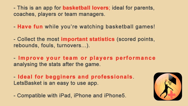 LetsBasket [Free! Your Hoop Stats and Score Book, Scoreboard, Timer and Scouting for coach & parents] screenshot-4