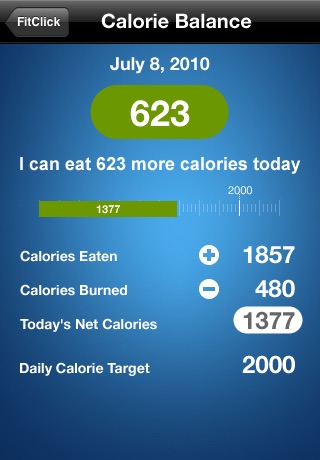 FitClick Diet & Workout Tracker screenshot 3