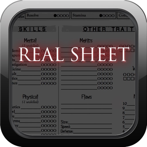 Real Sheet: NWOD Human