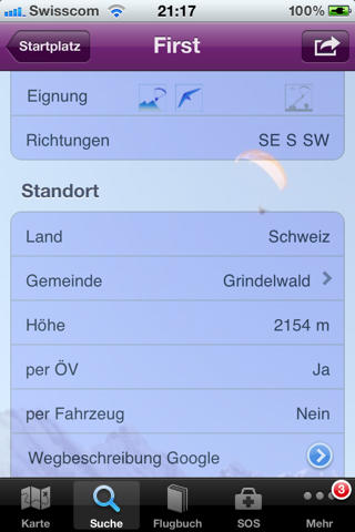 where2fly paragliding screenshot 3