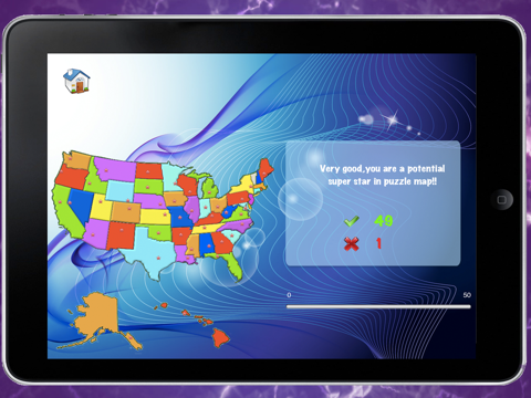 Advanced Puzzle Map Of USA HD screenshot 4