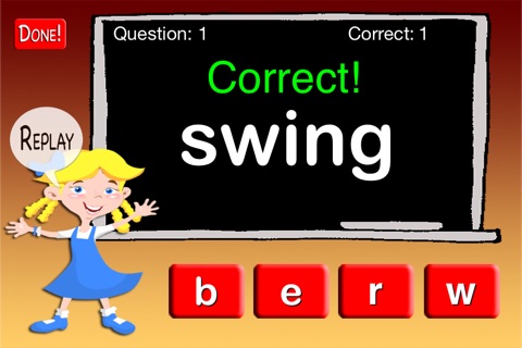 Meghan’s Spelling Quiz 1st Grade screenshot 3