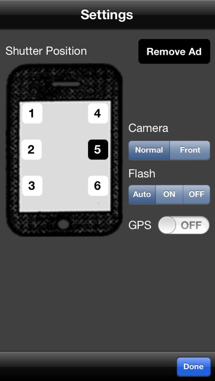 One Hand Camera