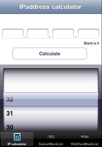 IPaddress calculator screenshot 2