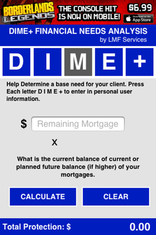 Financial Needs Calculator screenshot 3