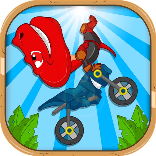 A Dinosaur Bike Race - Jurassic Rush iOS App