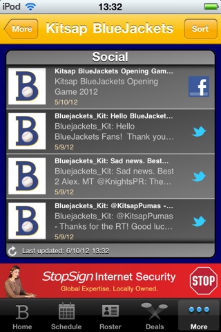 Kitsap BlueJackets "Buzz" screenshot 3
