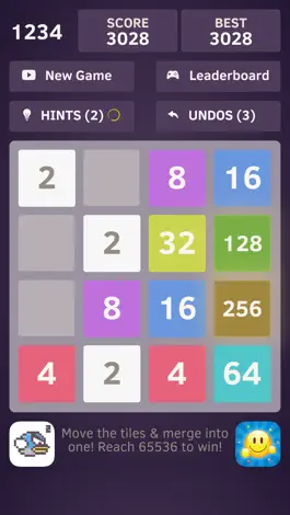 Game screenshot 1234 - Number tiles merge puzzle game free hack