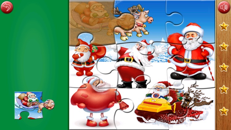 Amazing Santa jigsaw puzzle - free kids games screenshot-3