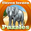 Lernen Sie die Tiere mit Puzzles