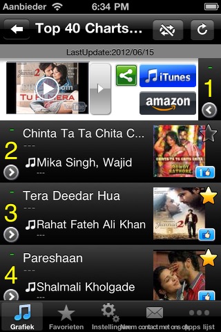 India Hits!(Free) - Get The Newest Indian music charts! screenshot 2