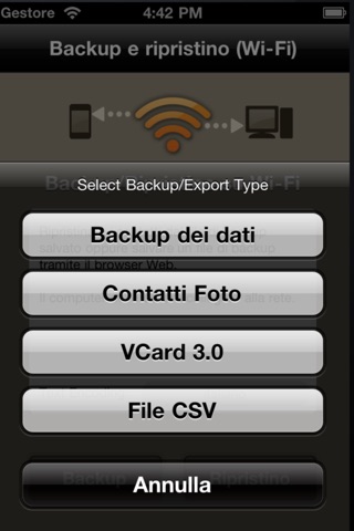 Contacts Air Backup (Backup, Restore, Export) screenshot 3