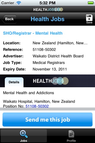 Health Jobs screenshot 2