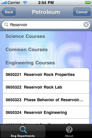 Eng. Courses screenshot 3
