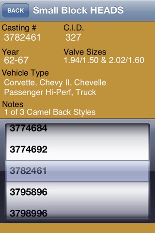 Small Block Chevy Casting Numbers screenshot 3
