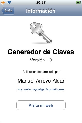 Generador de Claves screenshot 3