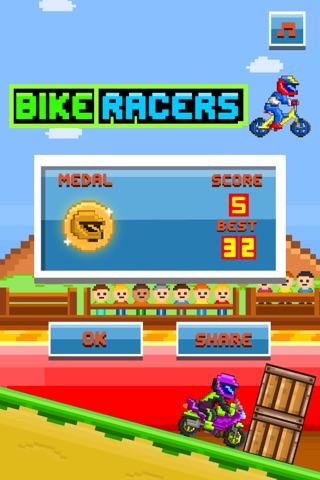 Bike Racers Game - Free 8-bit Pixel Retro Bikes Racing Games screenshot 4