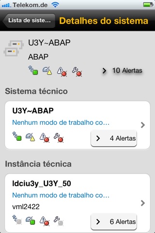 SAP System Monitoring screenshot 3