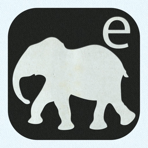 E is For Elephant - Alphabet Silhouettes icon