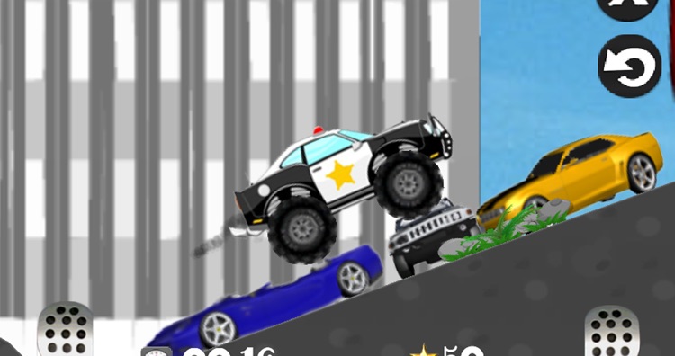 Mad Smash Cop - Hill Racer