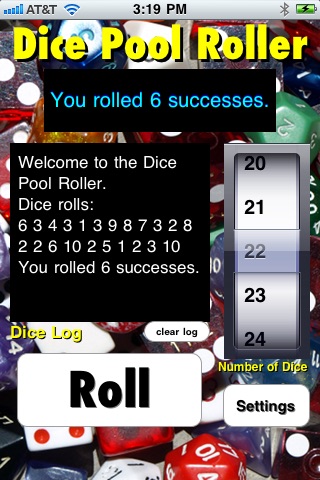 Dice Pool Roller screenshot 2