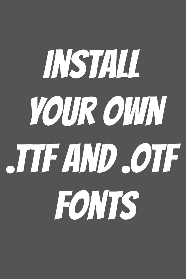 Install New Fonts screenshot 3