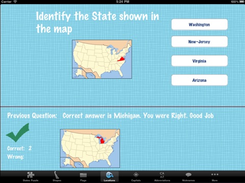 States Game screenshot 2