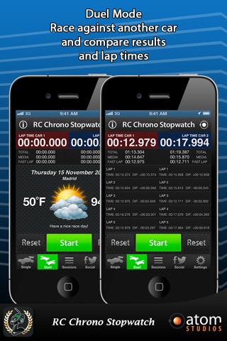 RC Chrono Stopwatch screenshot 2