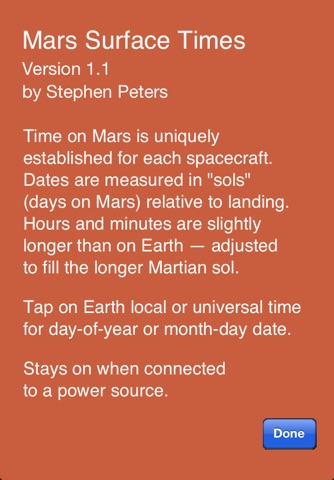 Mars Surface Times screenshot 4