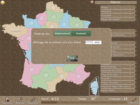 Dionquiz Géographie de la France screenshot 4