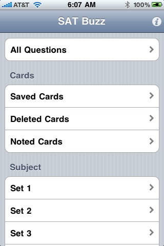 SAT Buzz Lite Flash Cards screenshot 2