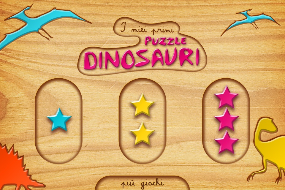 My First Wood Puzzles: Dinosaurs - A Free Kid Puzzle Game for Learning Alphabet - Perfect App for Kids and Toddlers! screenshot 4