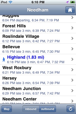 Where's my MBTA Rail? screenshot 3