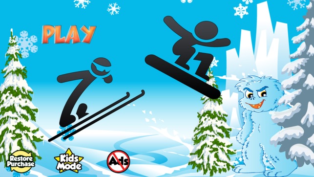 Extreme Stickman Snowboarding Game - Pocket Snowboard Games(圖1)-速報App