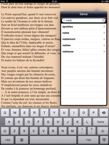 Baudelaire: Fleurs du Mal et d’autres poèmes for iPad screenshot 3