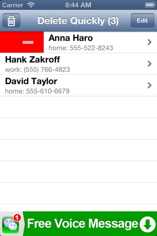 Delete Quickly - The Ultimate Contacts Manager for Cleaning up screenshot 2
