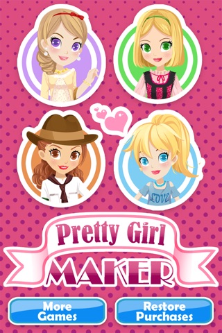 PRETTY GIRL MAKER 1.0 IOS GAME GIẢI TRÍ PRETTY GIRL MAKER 1.0 IOS