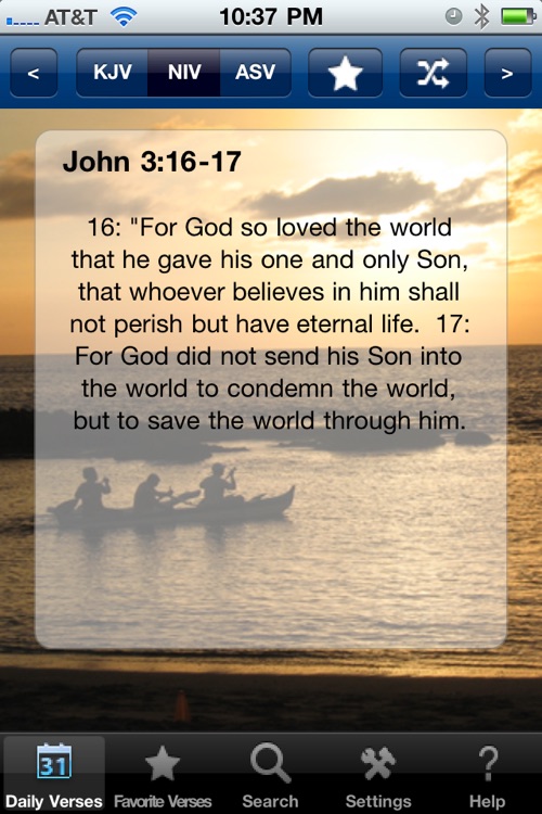 Daily Bible Verses (KJV,NIV,ASV)