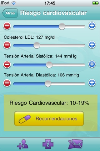 Calculadora para el Síndrome Metabólico y riesgo CV - Psoriasis screenshot 4