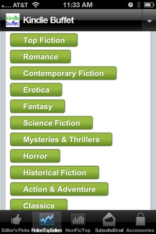 eBook Buffet -- Daily menu of free Kindle books screenshot 2
