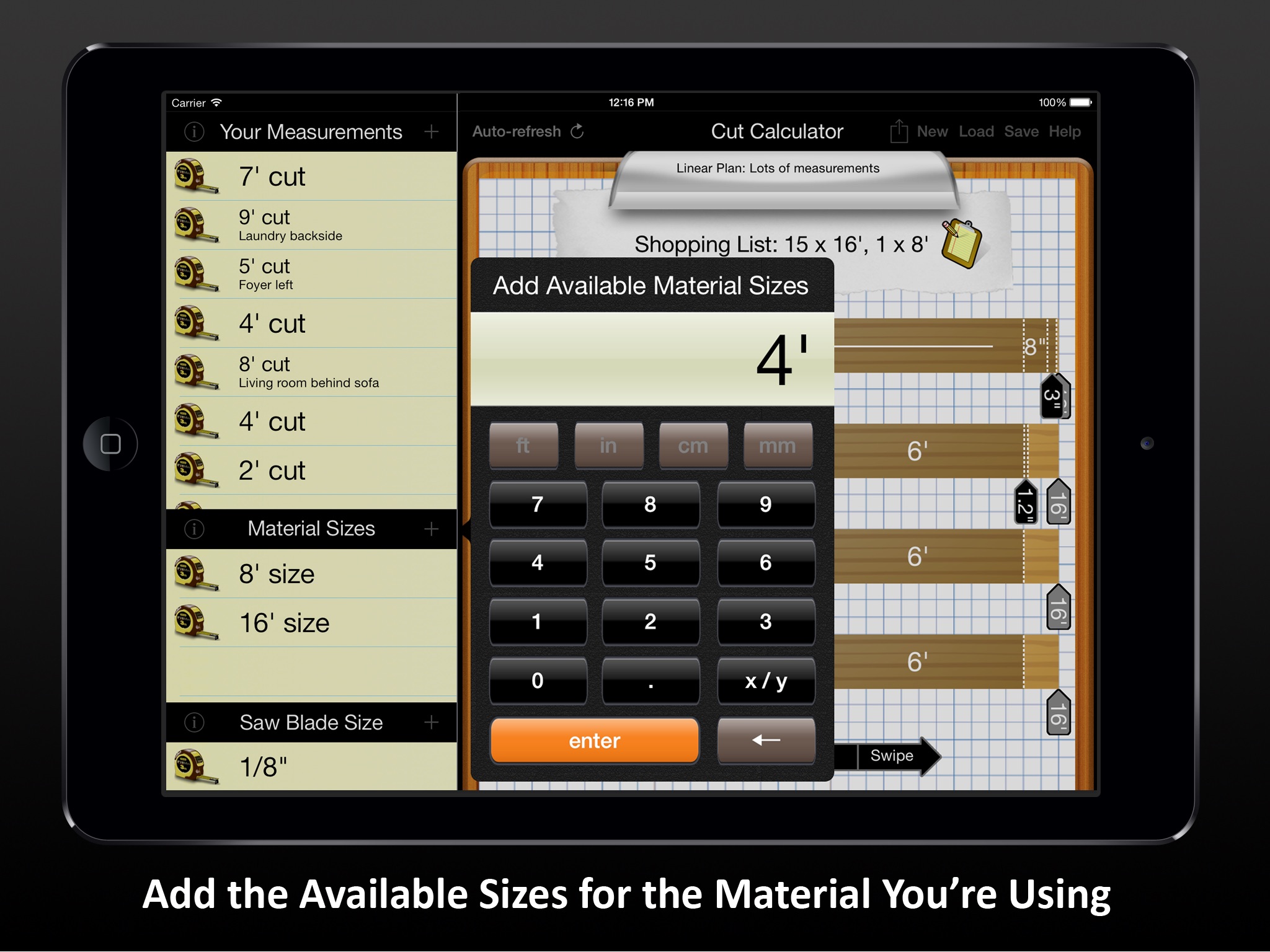 Cut Calculator screenshot 4